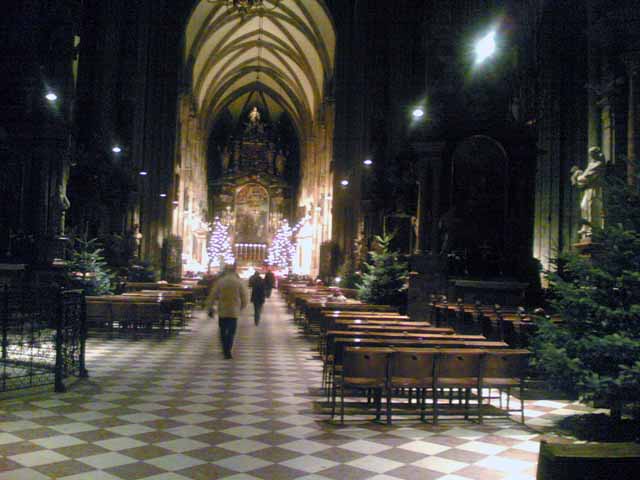 Interno della Cattedrale di Santo Stefano a Vienna