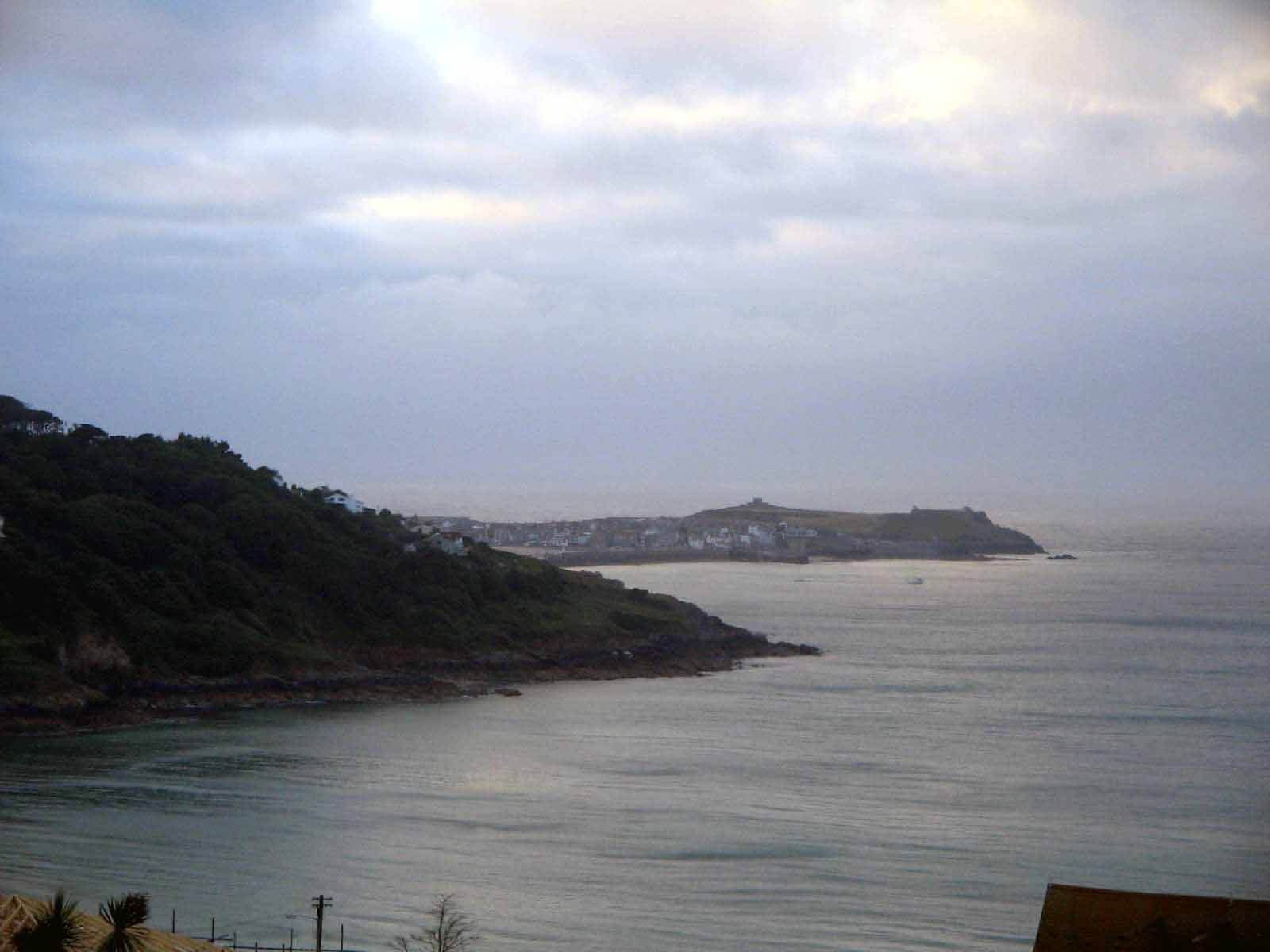 panorama dal B&B Fairfield House di Carbis Bay 