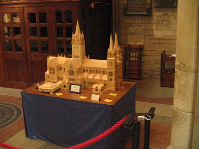 modello della cattedrale di Truro